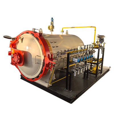 0.8MPa 600mm 지름 터치 스크린 PLC 제어 실험실용 산업용 소형 복합 오토클라브