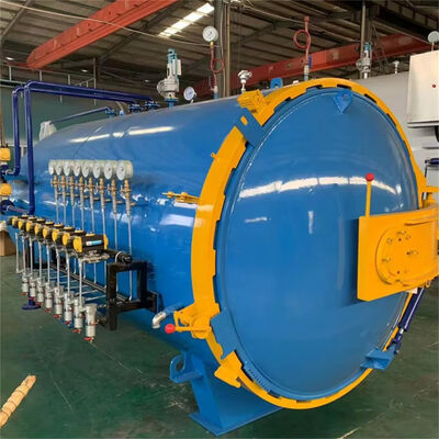 ISO CE 인증 자동차 오토클라브 새로운 에너지 배터리 트레이 빠른 경화 주기 고 효율 10Kw-700Kw 산업