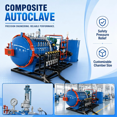 CE 인증 산업 오토클라브 엔진 고전력 10Kw-700Kw 다중 전압 380V/410V/220V 정밀 온도 압력 조절