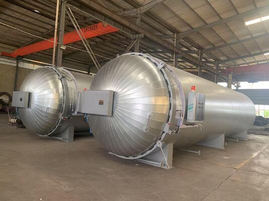 독립 진공 제어 안전 인터록 시스템 산업용 탄소 섬유 오토클레이브 항공우주 산업