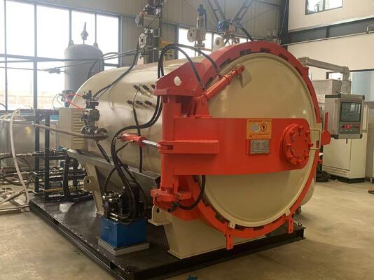 시스템 탄소 섬유 오븐 산업 복합 탄소 섬유 오토클라브 고온 및 압력 저항성 물질